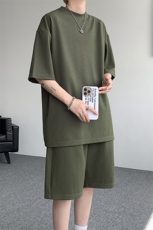 男士夏季短裤套装宽松潮流休闲运动服9056-P58，男装牛仔裤，电商B380（原B361）