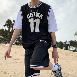 男潮流休闲套装宽松套装运动套装MY27P35图片