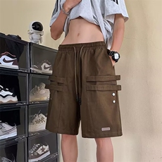 美式机能拉链短裤男夏季工装大口袋运动宽松休闲五分裤子D1080，男装牛仔裤，星座1116A-1（原606A）