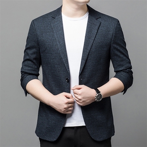 Y6618钱塘2020-2秋季薄款新款时尚休闲中青年男士西服外套P145图片