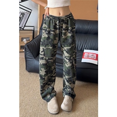 现货1万！KZ116-S-3XL-P40-美式弯刀水洗重磅350克迷彩裤卫裤，男装休闲裤，星座1811B