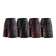04得物品质民族风休闲短裤大码宽松五分裤XZ211-1-K2515-P40，男装牛仔裤，星座211-1