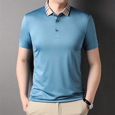 男士短袖T恤翻领夏季短袖Polo衫商务休闲男体恤衫LBP23265-P58，男装Polo衫，星座1105-3