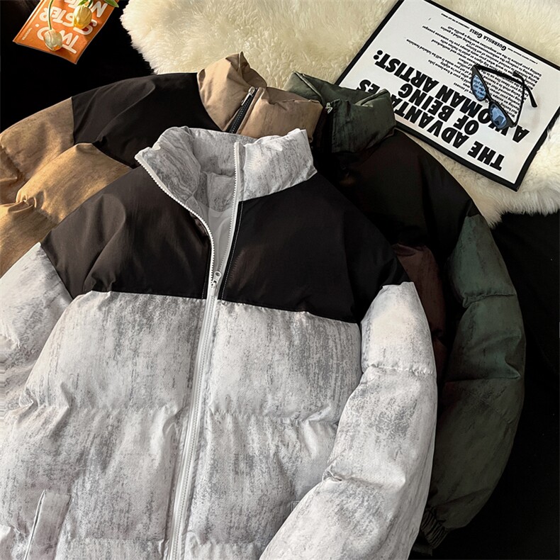 【量大有差】光板拼接冲锋棉衣棉服棉袄三防迷彩面包服G1613-P65,男装棉衣,星座207