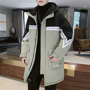 冬季外套男棉衣加厚中长款韩版潮流休闲棉袄DS578T图片