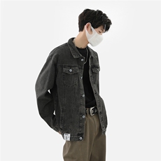 xz905-2-JK123#P70-（控108）春季美式高街休闲牛仔外套，男装工装外套，星座905-2