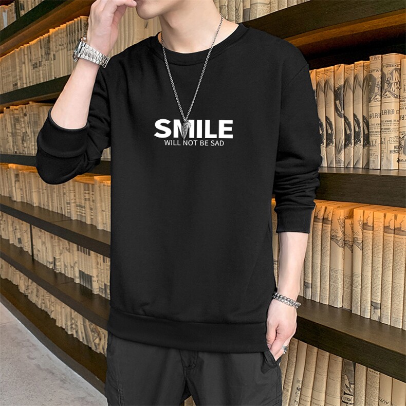大货跑量特价主推有差2025秋装新款男士圆领印花大码卫衣F126-P15图片