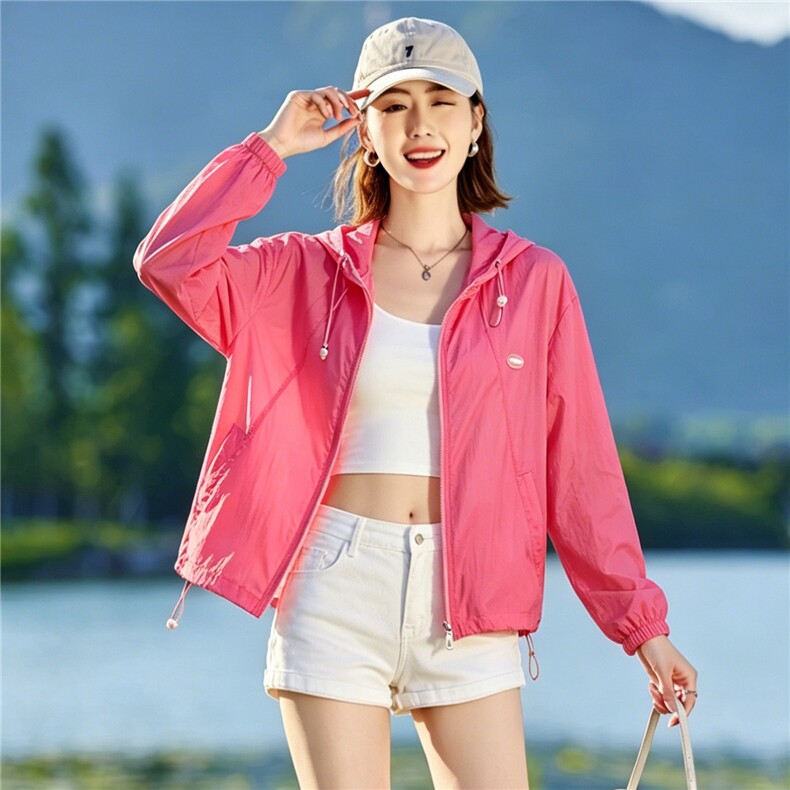 现货！2026夏季新款时尚透气减龄防晒衣女,女装防晒衣,以桐