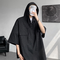 高品质高垂感星空短袖大码T恤宽松百搭DSA059-10041-P38控58，男装T恤，电商A059