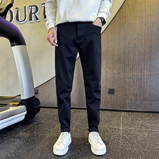 冬季加绒牛仔裤男士高品质修身保暖加厚牛仔裤长裤901N38加绒P68，男装牛仔裤，星座901