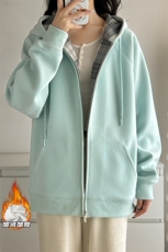 2025HW25723加绒女模大码奥利绒连帽卫衣M-5XHW25842-特P55，男装卫衣，电商A022