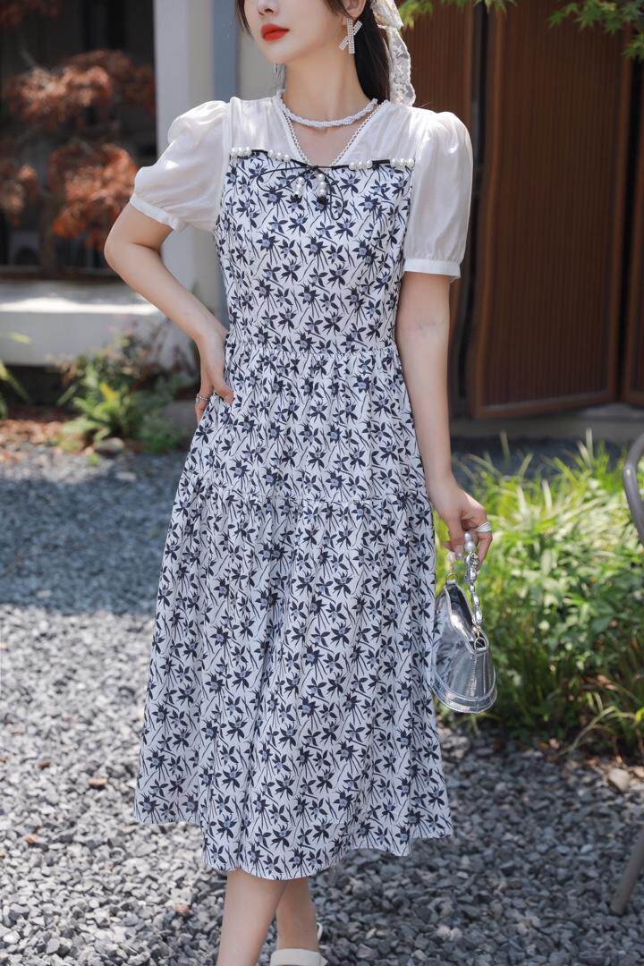 2023夏小清新连衣裙，女装连衣裙，贻思茗