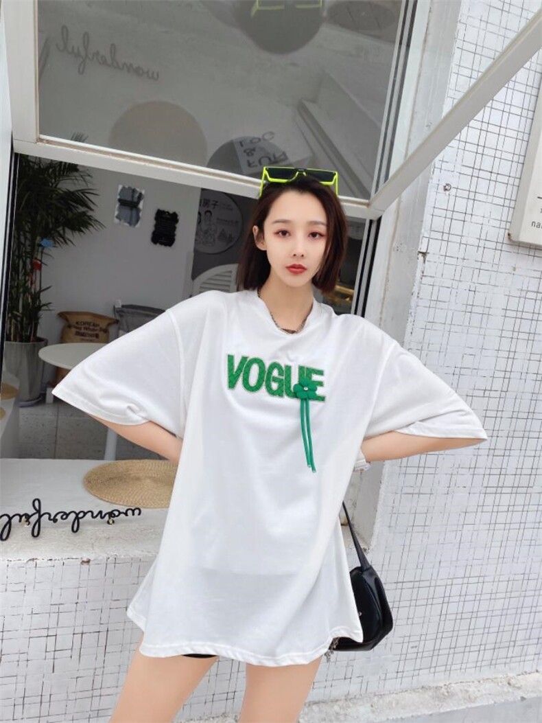 现货欧货烫钻大版T恤，女装T恤，泽妤