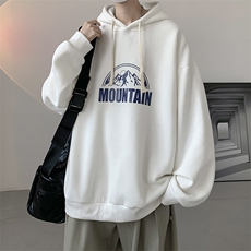 连帽卫衣男大码运动服帽衫外套WY2255-P35加绒款-P40，男装卫衣，电商A040