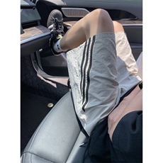 INS夏季新款冰丝条纹百搭速干宽松五分裤B315-K24185-特p25控48，男装牛仔裤，电商B315