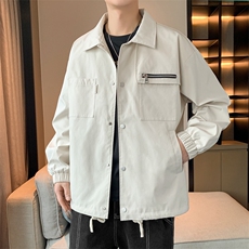 男士外套夹克工装2024新款男生潮牌冲锋衣服JK171-P78，男装夹克，星座308B-2
