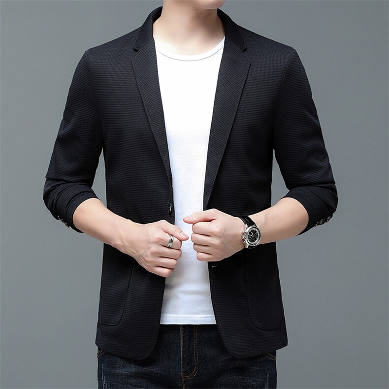 BJY08677男士2023年春季新款长袖西服休闲青年夹克西装单西,男装西服,电商B360