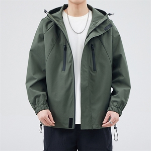 新款现货户外连帽夹克男 冲锋衣外套JK812 -P80图片