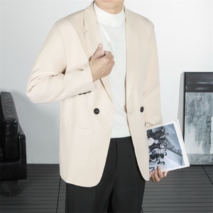 休闲西服外套男士修身商务职业正装韩版伴郎礼服新郎上班西装外套图片