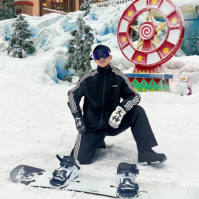 冬季单板双中性滑雪服套装防风防水防寒加厚保暖外套TZ031-P235,男装休闲套装,电商A001