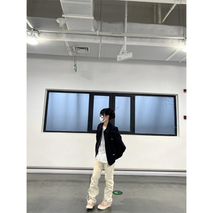 【有货】cleanfit短款褶皱外套男款春秋高级感痞帅夹克W186LL-P72图片