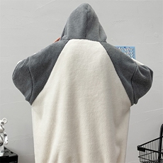 秋冬加绒加厚连帽羊羔绒卫衣男女羊羔毛撞色外套972-P90控价118，男装卫衣，电商A441-1