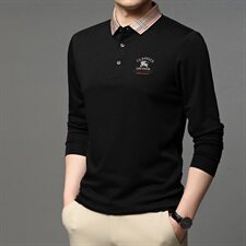 J514钱塘2020-1秋冬新款主推男士高端休闲翻领T恤主推P70，男装T恤，钱塘207-1
