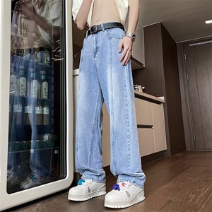 2024美式牛仔裤男款直筒长裤潮 N5532 P45图片