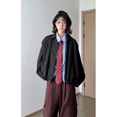 WT805CC-特P75基础简约立体剪裁定位褶皱短款夹克外套男女，男装夹克，星座1007（原301D）