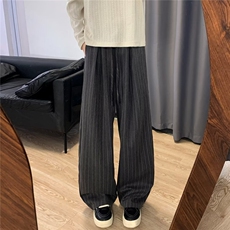 男女款2025春秋季潮牌抽绳设计感拖地裤直通9分裤休闲裤601-1-Q66，男装休闲裤，星座601-1