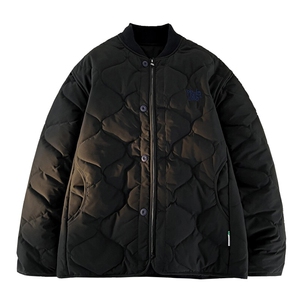 冬新港风复古重工刺绣棒球服男休闲潮流棉服棉衣保暖外套M52-P145图片