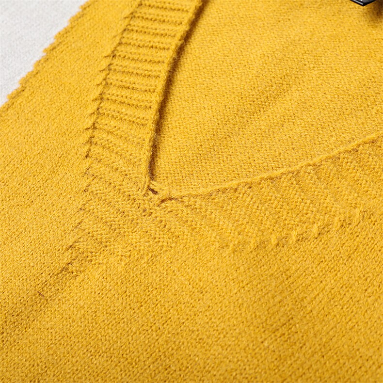 男士2023秋冬针织V领背心中年男士打底毛衣马甲男上衣HPN8152-P65，男装背心/马甲，电商B212（原钱塘6029）