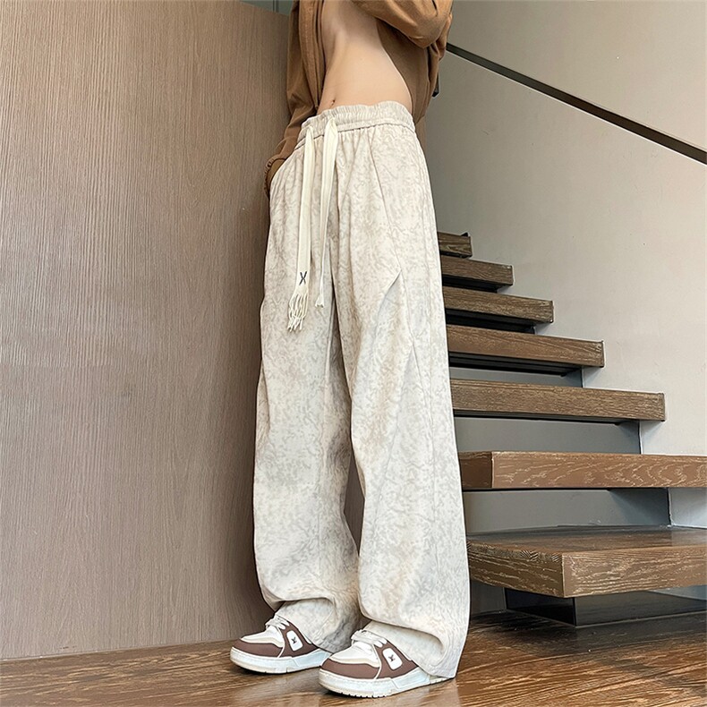 YK86103-P35聚酯纤维美式复古扎染卫裤男秋季,男装休闲裤,电商A086-1