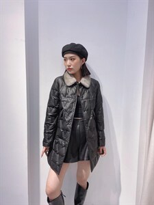 冬装新款中长款羽绒外套图片