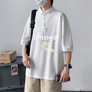 PL57068-P35 翻领短袖polo衫男大码胖子半袖t恤男有领保罗衫图片