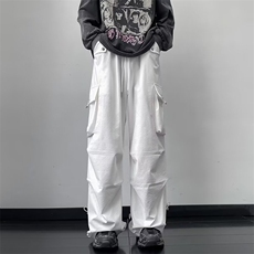日系长裤拉链时尚新款文艺中腰青春流行夏季微弹休闲裤男潮流，男装休闲裤，星座716-4