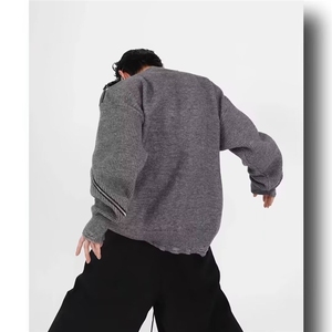A188-P54 复古开衫毛衣男秋冬款新中式针织衫冬季高级感慵懒风图片