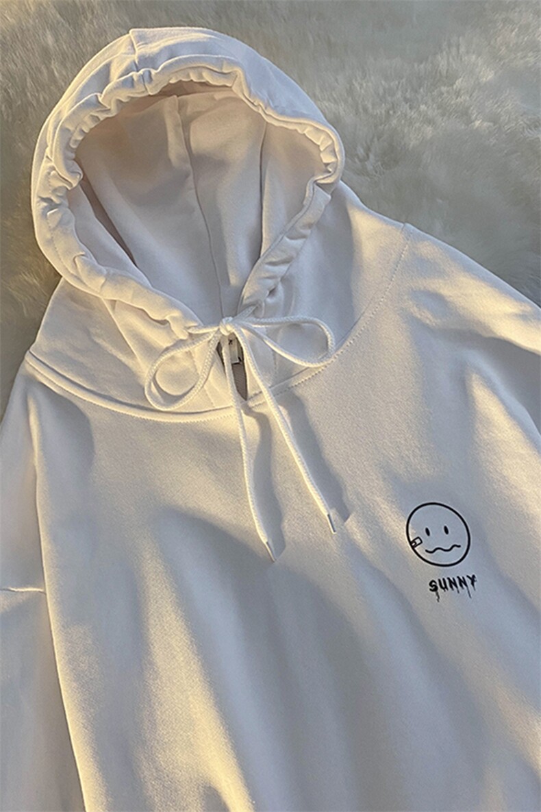 WY2072-P35加绒款-P40纯棉连帽卫衣男大码运动帽衫宽松薄外套男,男装卫衣,电商A040