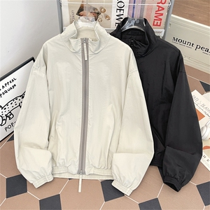 飞行员夹克男潮牌街头宽松百搭bf休闲情侣棒球服防水JK216P65