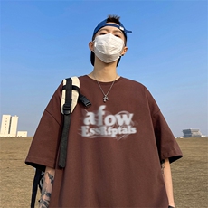 量大优供视频220克美式短袖t恤T2277得物直播有280克品质，男装T恤，电商A486