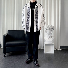 秋冬夹克男女小香风外套男棒球服男高街夜店潮装G68款P105爆景D，男装夹克，星座401