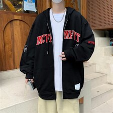 男秋季外套潮牌街头刺绣开衫卫衣W46P36，男装夹克，星座1116-2