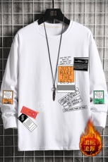 TX3121-P25加绒-P35纯长袖t恤男大码圆领打底衫体恤上衣服，男装T恤，电商A040A