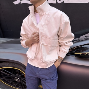 JK007硬汉 大口袋工装教练飞行员夹克 聚酯纤维(S-3XL)TP38图片