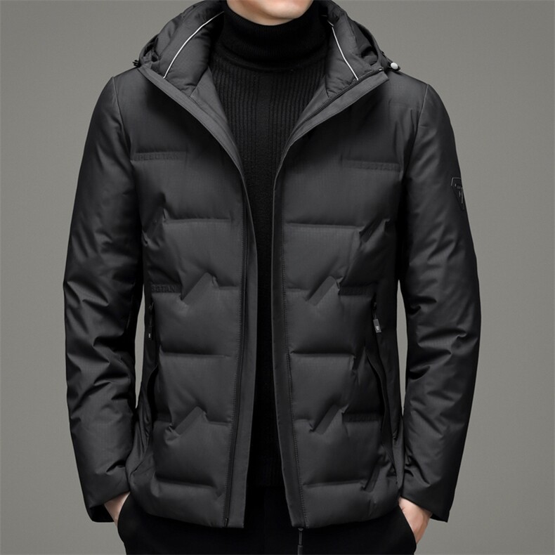 2023冬季新款羽绒服男装休闲灰鸭绒中年爸爸装外套YYYR22019-P240,男装羽绒服,电商B212（原钱塘6029）