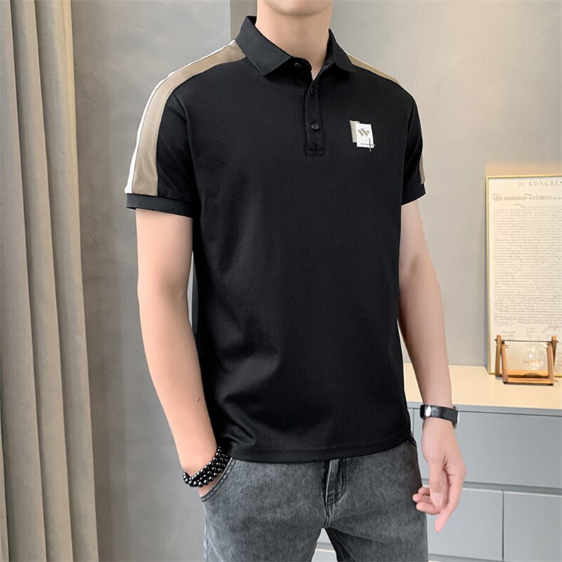 夏季短袖男刺绣POLO衫T恤时尚休闲半袖上衣YD3301-P38,男装T恤,星座310B-3
