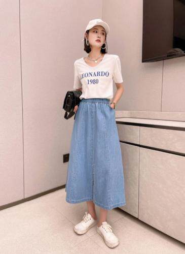 新款牛仔裙，女装，娇姿百合