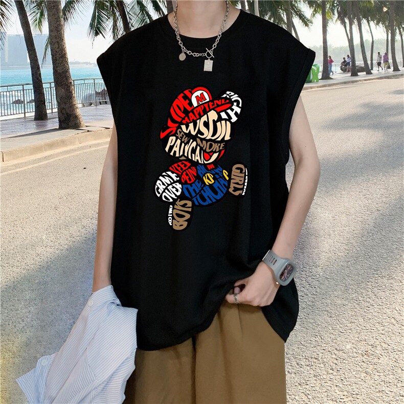 量大图低自动【有货】纯棉背心HD019-1-BX2549-P20，男装背心/马甲，电商019-1