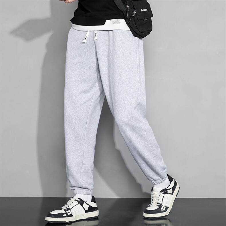 休闲裤男22秋冬新款舒适百搭运动裤潮牌修身工装裤学生卫裤Z900，男装休闲裤，星座815-2