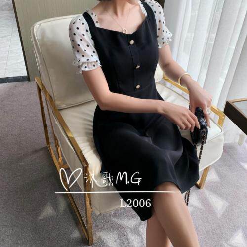 【现货】夏装新款韩版连衣裙，女装连衣裙，沐歌 尚茗秀